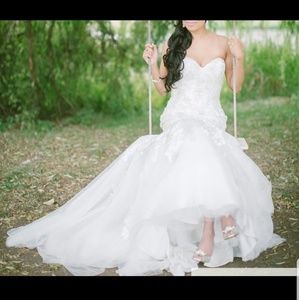 Allure Couture Wedding Dress and veil